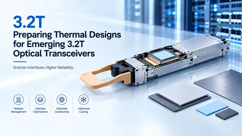 3.2T Optical Transceivers Thermal Designs